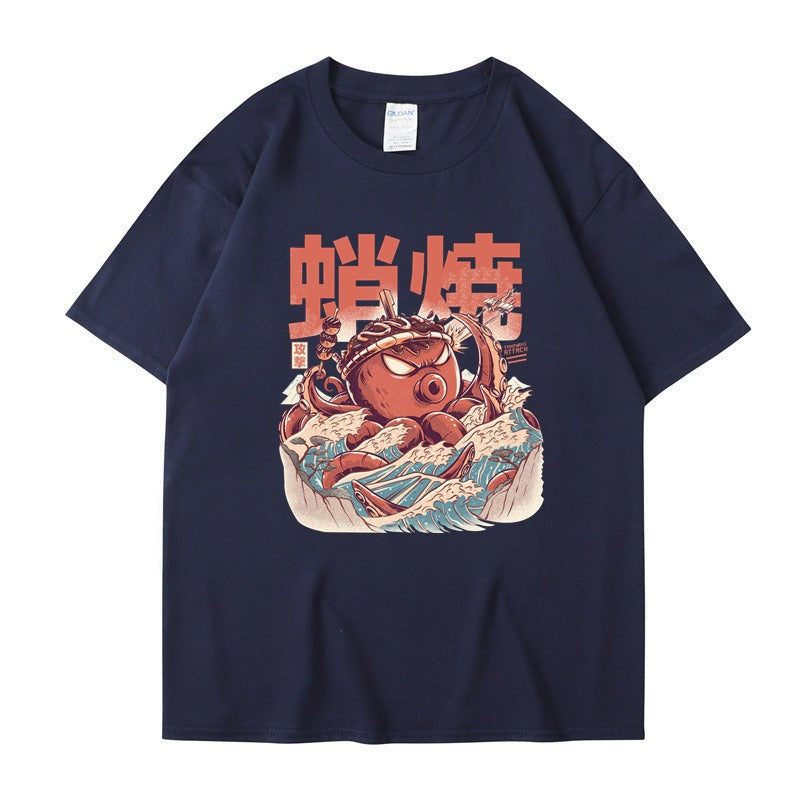 Harajuku Style Loose Cotton Short Sleeve T-Shirt