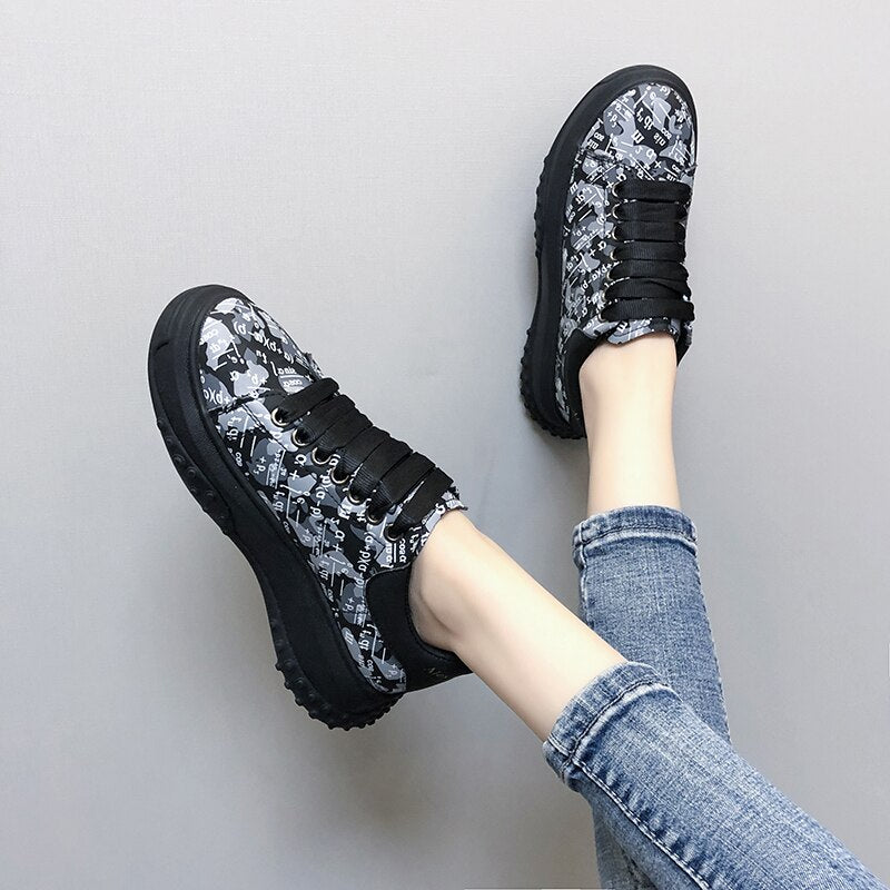Trendy White Wedge Sneakers for Women