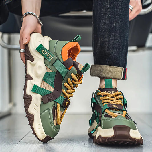 Harajuku Style Anti-Slip Thick Soled Casual Sports Shoes