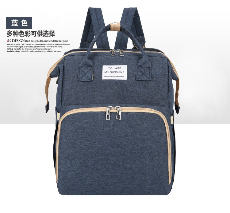 Harajuku Style Portable Foldable Mommy Bag Backpack