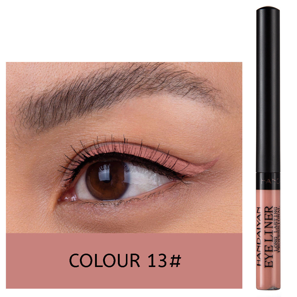 12 Color Matte Liquid Eyeliner - Long Lasting & Non-Smudge
