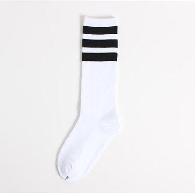 Harajuku Style Playful Three Stripes Socks