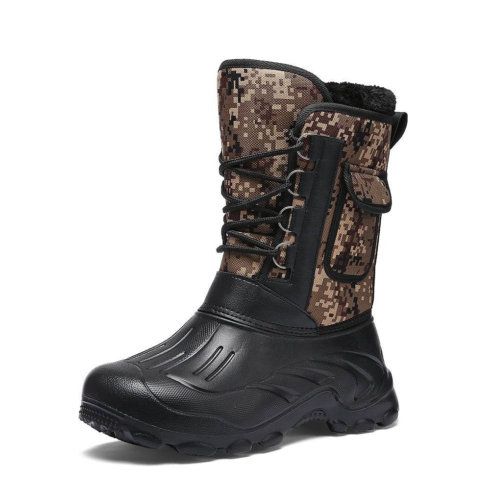 Men's Winter Waterproof Fishing Boots – Outdoor Sneakers