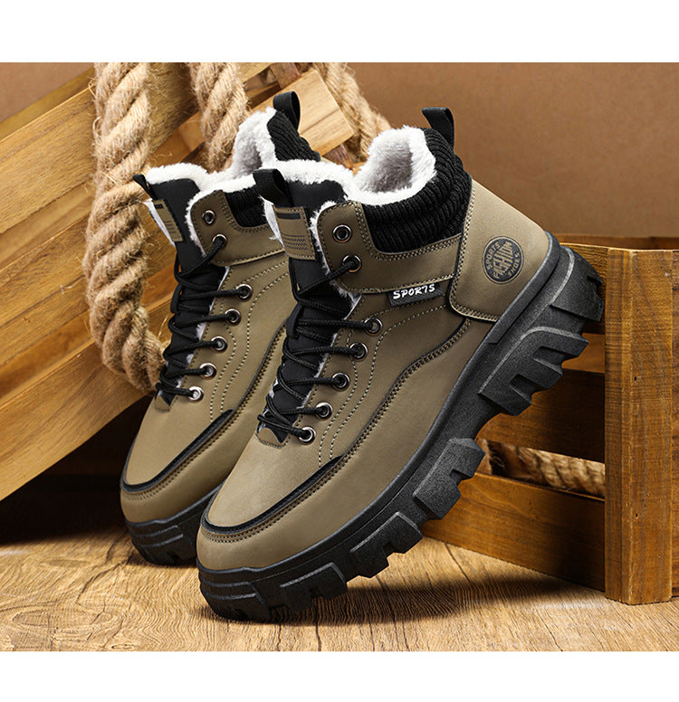 Men's Trendy Suede High Top Boots