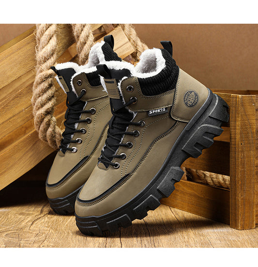Men's Trendy Suede High Top  Boots