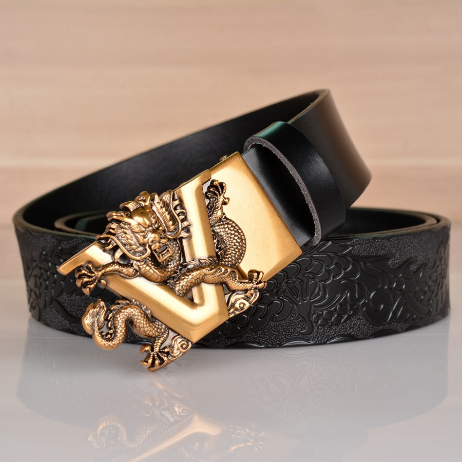 V-Dragon Automatic Buckle Belt - Harajuku Style