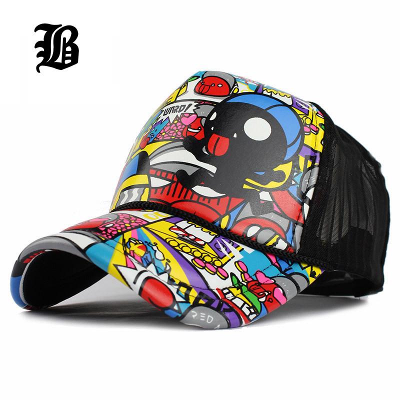 Vintage Style Unisex Trucker Snapback Hat - Harajuku Fashion
