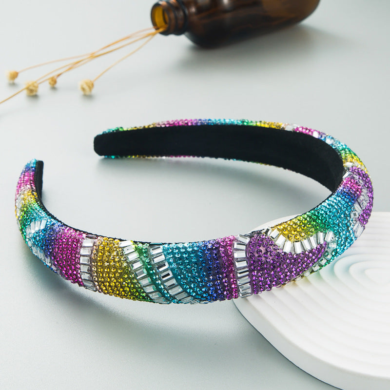 Shiny Gypsophila Hair Hoop Headband