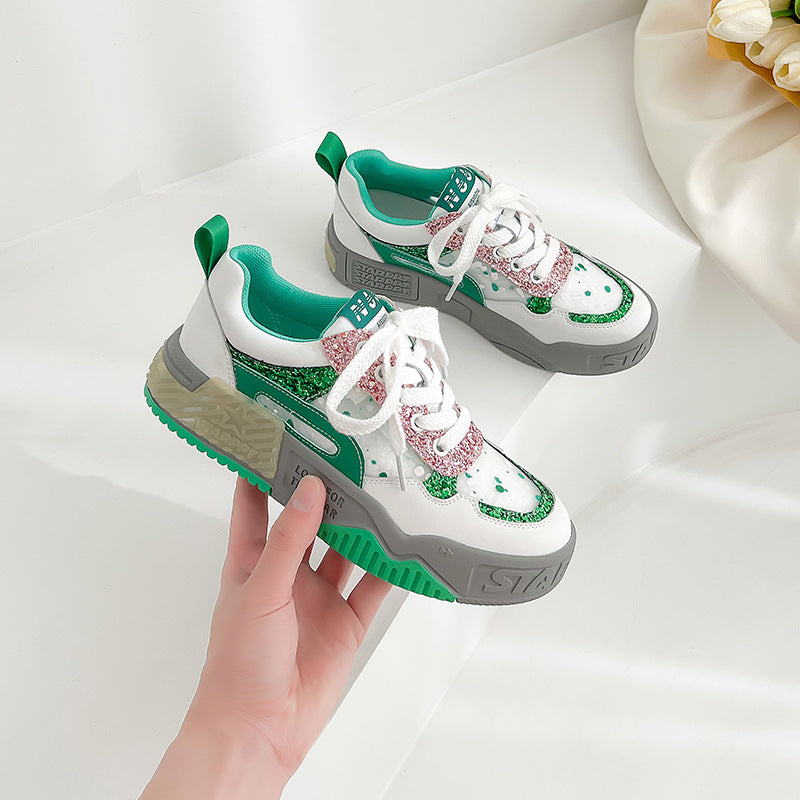 Harajuku Style Women’s Breathable Casual White Shoes
