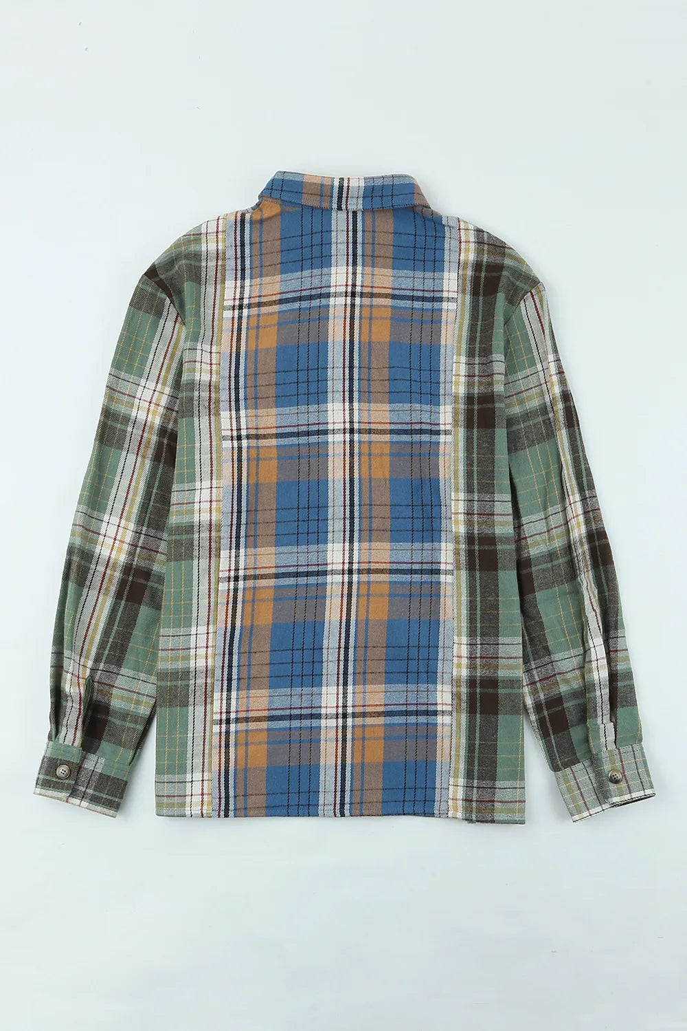 Harajuku Plaid Button Up Long Sleeve Shirt