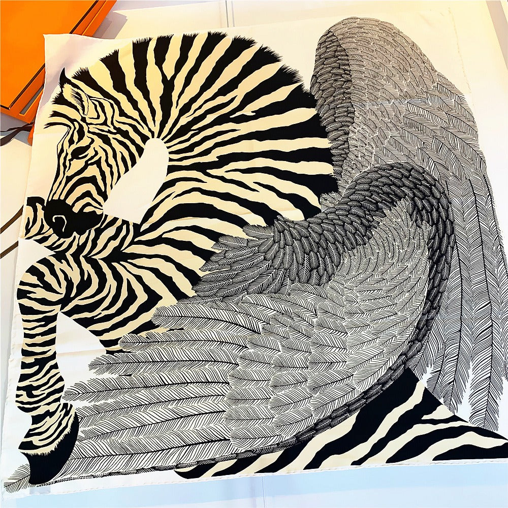 Harajuku Style Pegasus Angel Wings Square Scarf