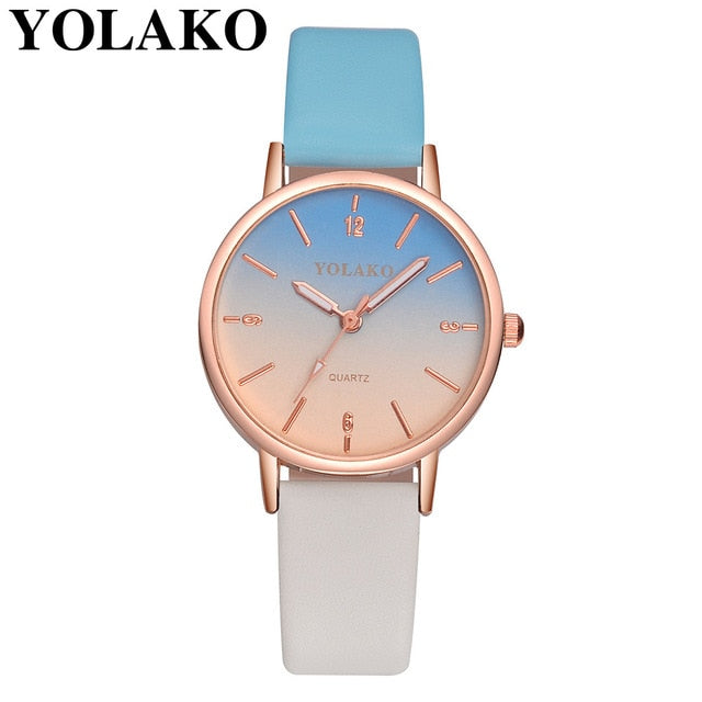 Harajuku Style Leather Quartz Women's Watch