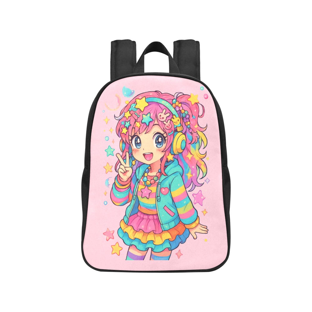 Harajuku Kawaii Cute Anime Girl Canvas Backpack