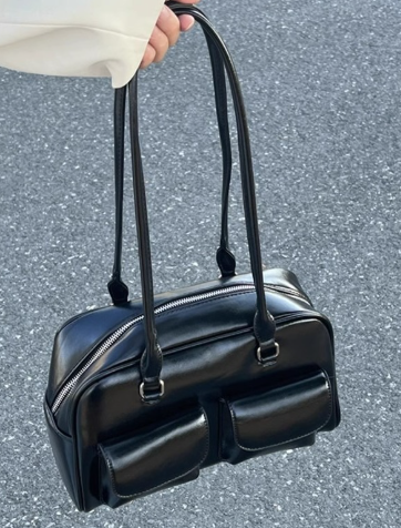 Stylish Women's Armpit Bag with Buckle for Harajuku Fashion