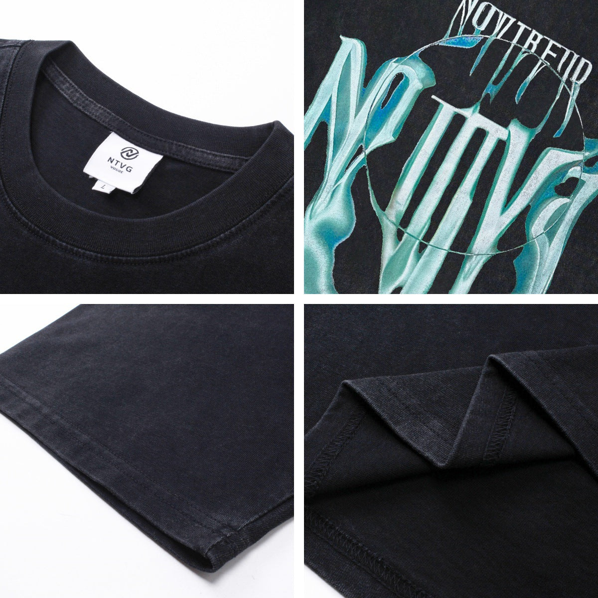Harajuku Style Unique Letter Print Oversized Tee