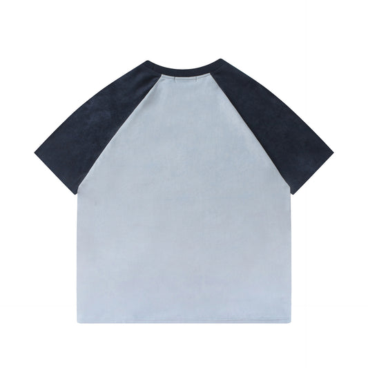 Harajuku Flower Graffiti Shoulder-Length Short-Sleeved Shirt — Bold Floral Harajuku Style