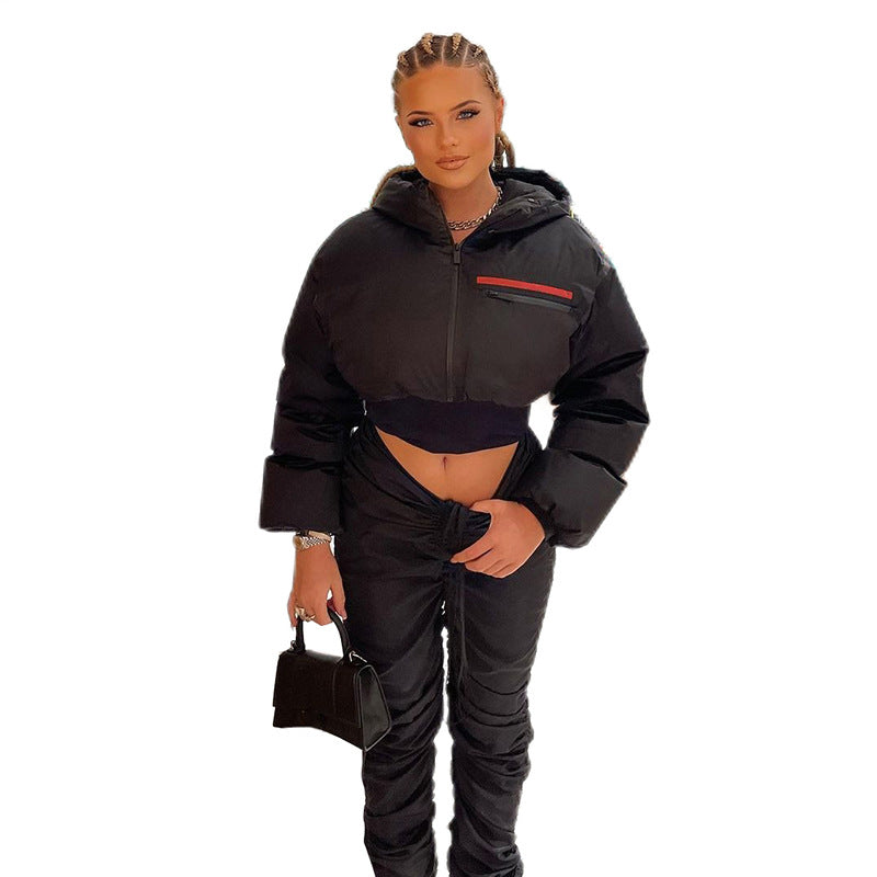 Harajuku Style Women's Casual Slim Hooded Jacket