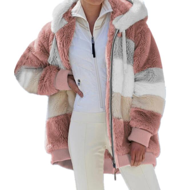 Harajuku Style Cashmere Women's Winter Coat