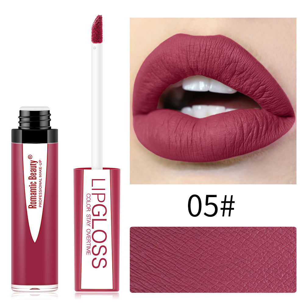 Waterproof Matte Texture Lip Glaze - Harajuku Style