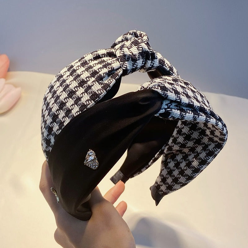 Thousand Birds Check Hair Band