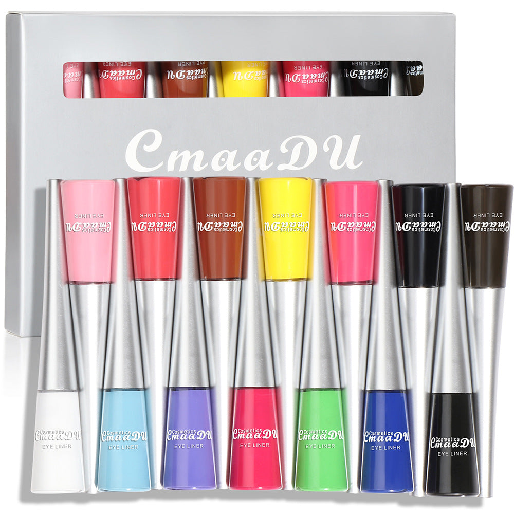 14 Color Matte Liquid Eyeliner Set - Quick Dry & Long Lasting
