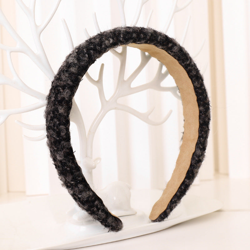 Woolen Cloth Sponge Headband & Hair Clip F663
