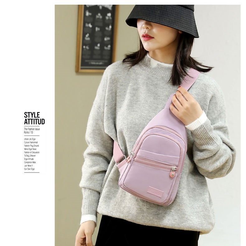 Trendy Multi-Layer Chest Bag for Women