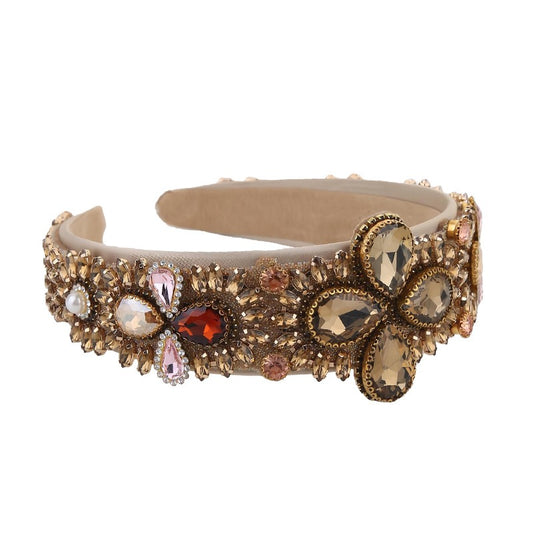 Retro Wide Edge Sponge Compression Headband