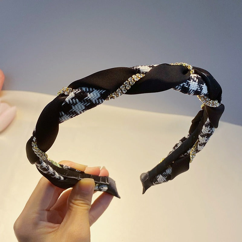 Thousand Birds Check Hair Band