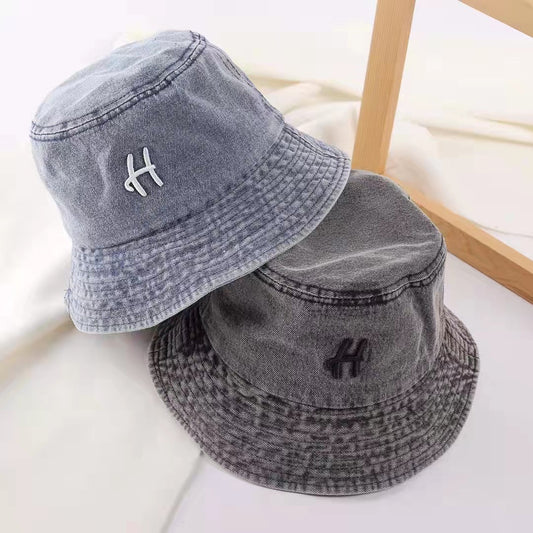 Retro Washed Cotton Fisherman Hat - Harajuku Style