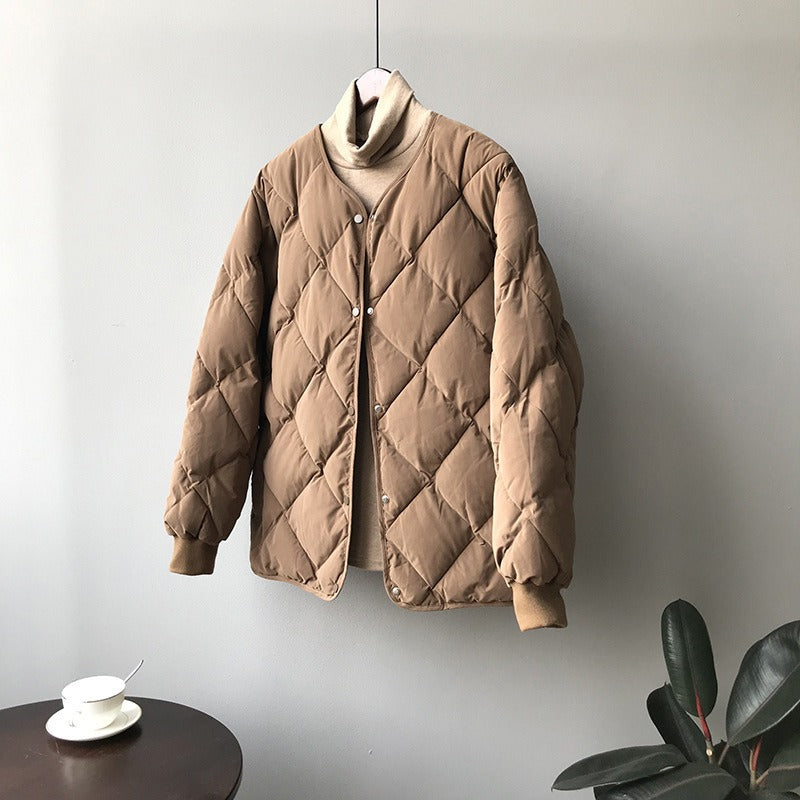 Harajuku Style Warm Cotton Jacket for Women