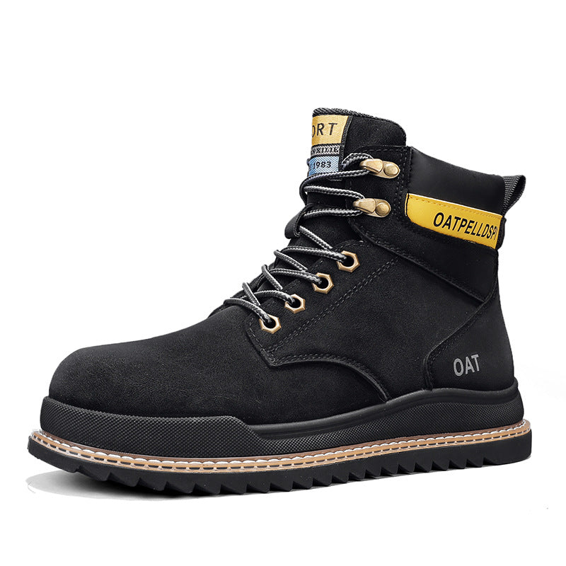 Retro Boots for Men - Casual High Top Workwear