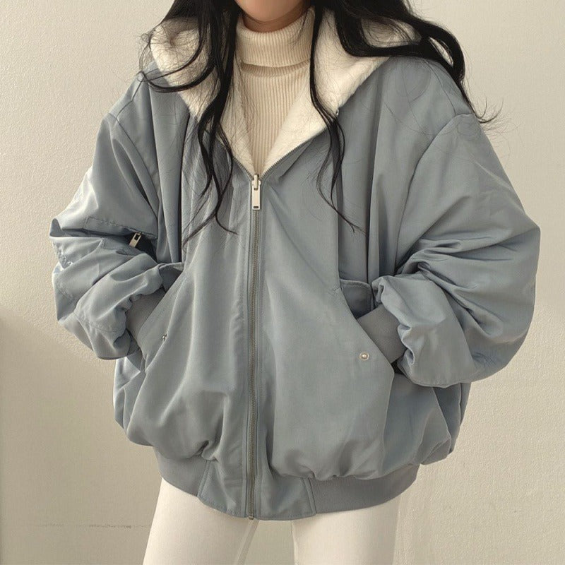 Harajuku Style Women's Hooded Winter Jacket