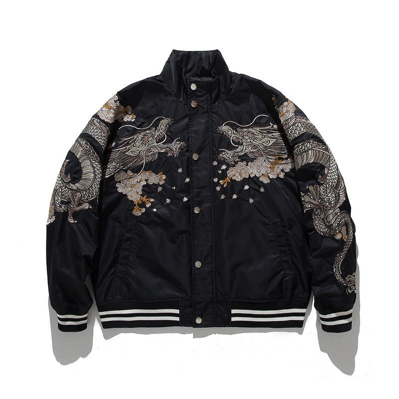 Harajuku Style Trendy Boys Stand Collar Jacket