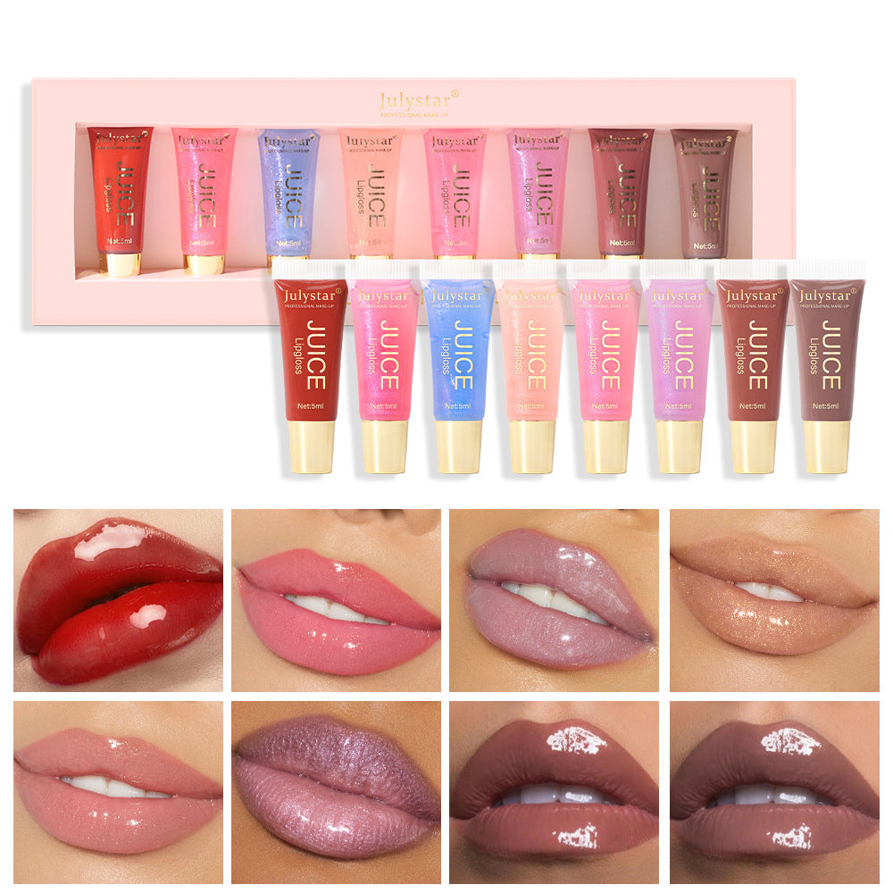 Hose Fruit Dudu Lip Oil Set - 8 Moisturizing Flavors