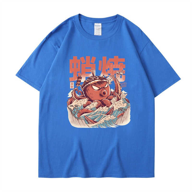 Harajuku Style Loose Cotton Short Sleeve T-Shirt