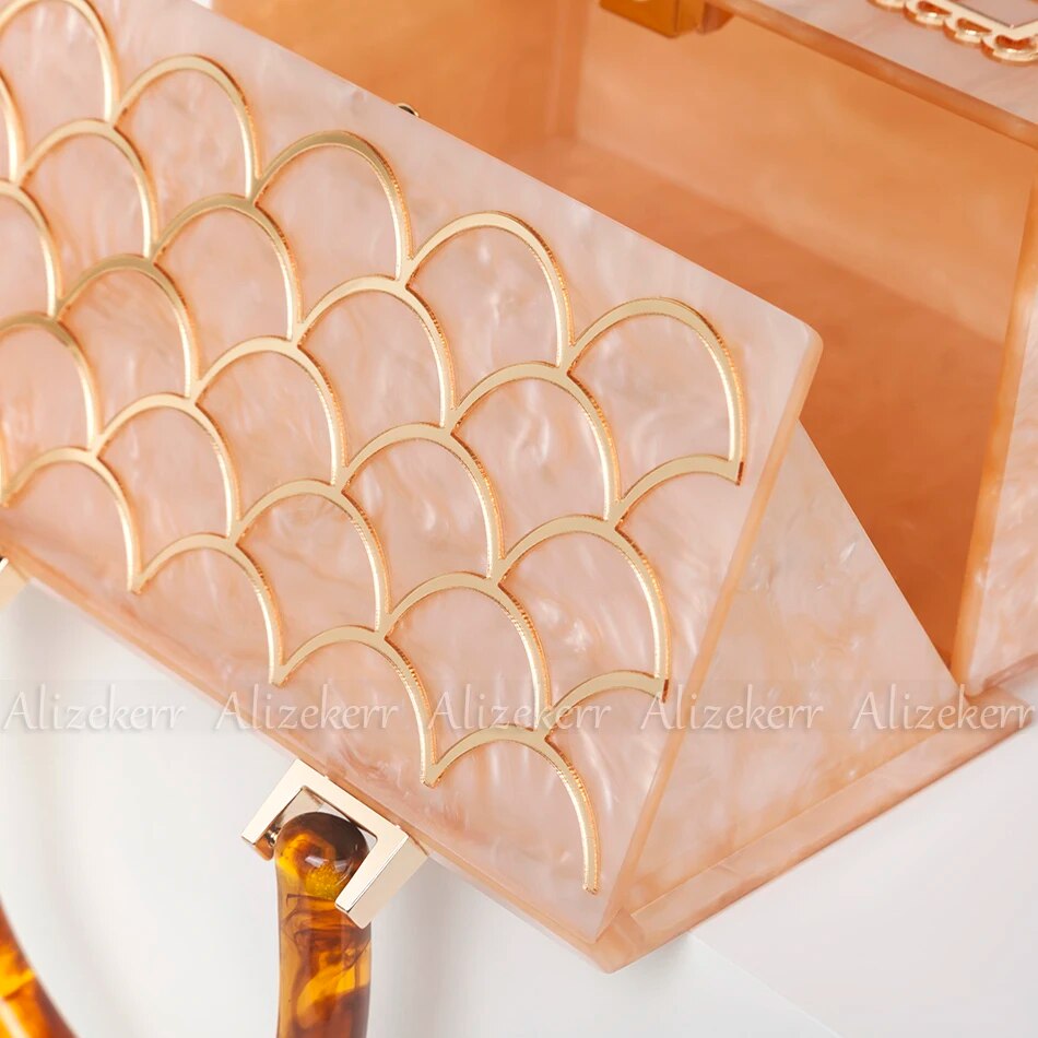 Luxury Harajuku Style Evening Clutch Bag - House Shaped