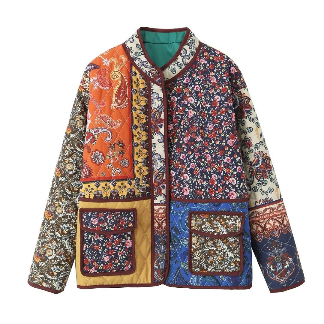 Vintage Harajuku Style Cotton Padded Jacket