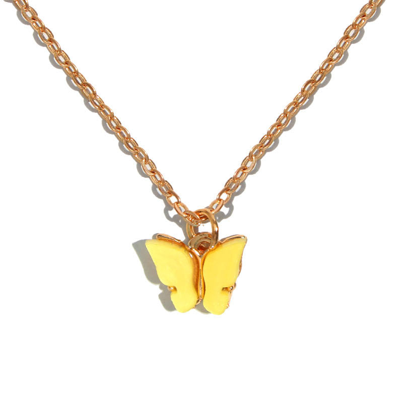 Sweet Butterfly Necklace - Harajuku Style Pendant