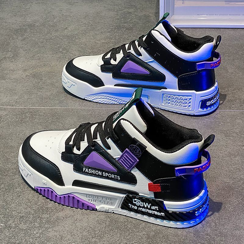 Men's Harajuku High Top Breathable Sneakers