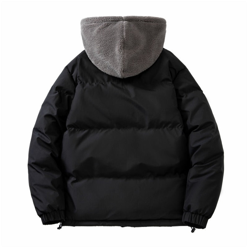 Men's Harajuku Style Hooded Cotton Jacket