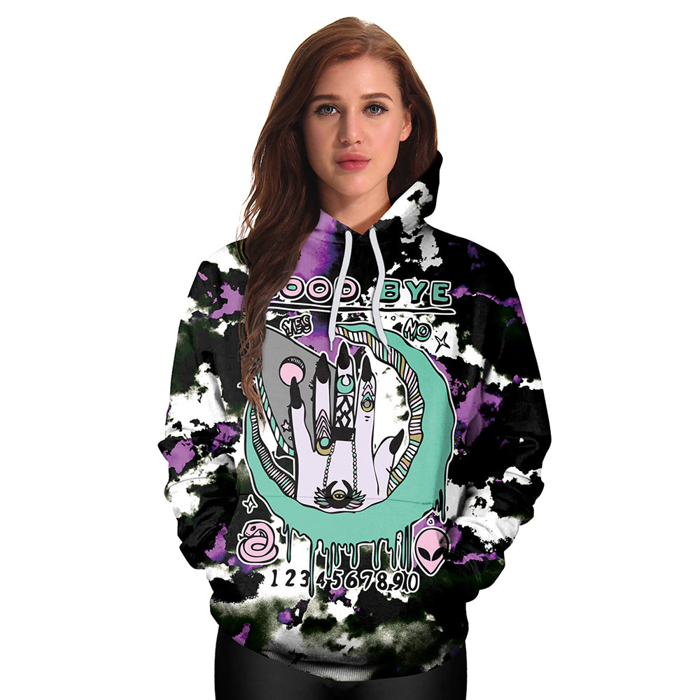 Horror Fingers 3D Printed Harajuku Hooded Sweatshirt
