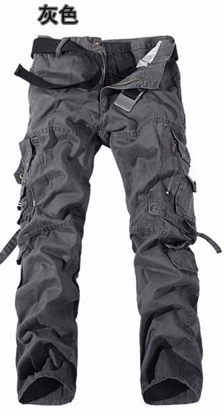 Harajuku Style Multi-Pocket Tactical Pants for Men