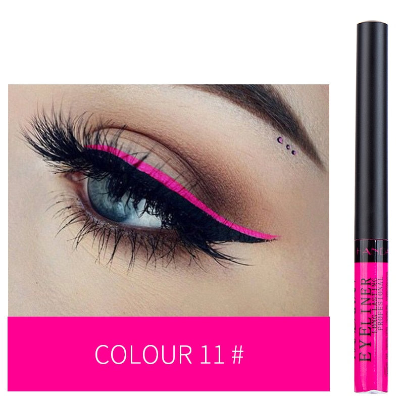 12 Color Waterproof Liquid Eyeliner - Harajuku Style