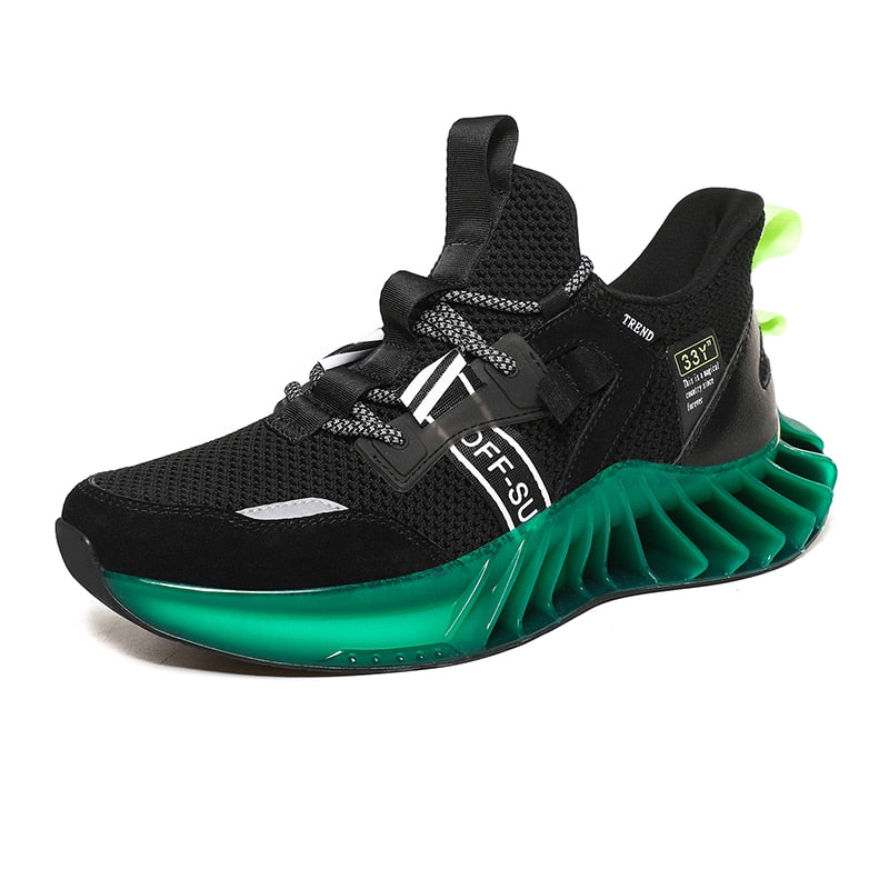Harajuku Style Men’s Reflective Blade Sneakers