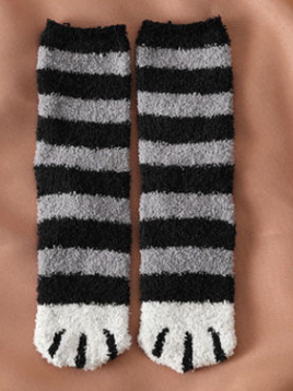 Playful Cat Paw 3D Socks - Cute Cartoon Animal Feet
