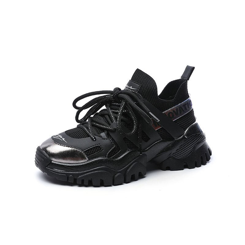 Harajuku Style Tennis Platform Wedge Shoes for Women