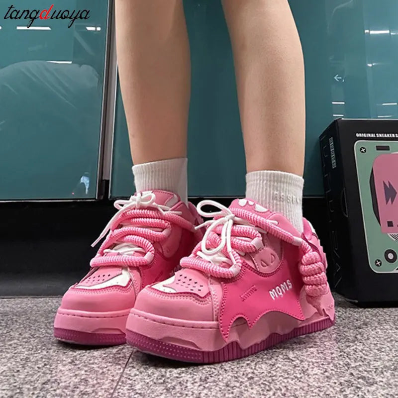Dopamine Dragon Fruit High Street Skate Shoes