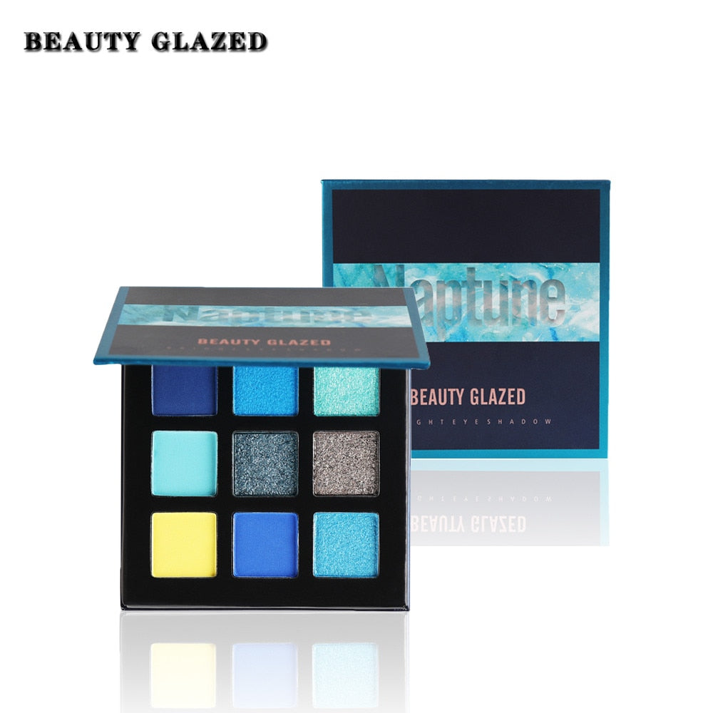 Beauty Glazed 9-Color Eyeshadow Palette - Playful Pink & Yellow