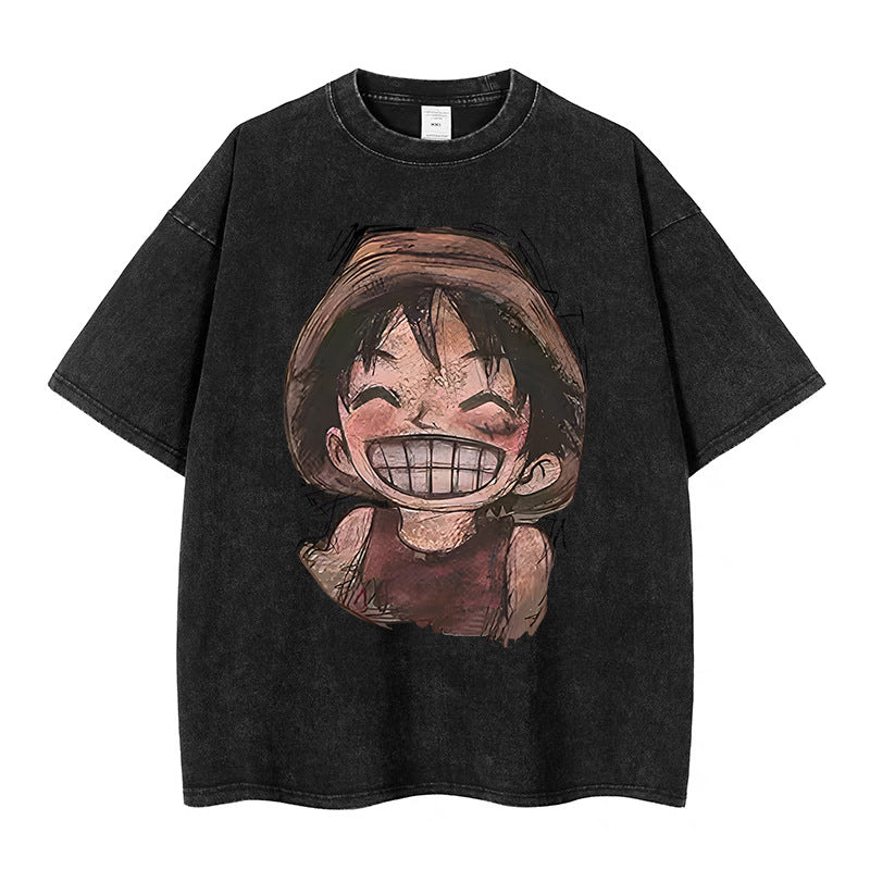 Trendy High Street Loose Fit Distressed Kikitee T-Shirt